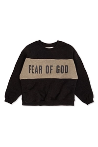 Fear Of God Essentials Kids Logo Printed Crewneck Sweatshirt