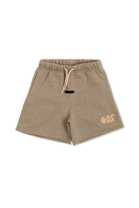 Fear Of God Essentials Kids Logo Patch Drawstring Shorts