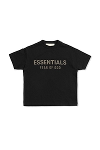 Fear Of God Essentials Kids Logo Printed Crewneck T-Shirt