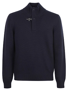 Fay Gancio Elbow-Patch Sweater