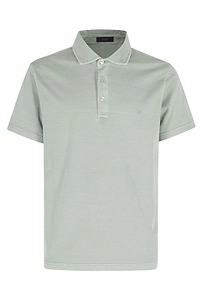 Fay Frosted Embroidery Polo Shirt