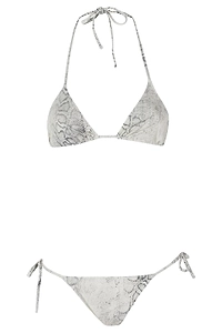 Federica Tosi Triangle Print Bikini Set