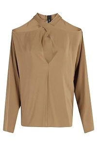 Federica Tosi Twisted Collar Blouse
