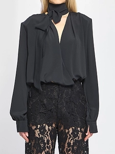 Federica Tosi Wrap Blouse With Scarf
