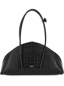 Federico Cina Structured Embossed Shoulder Bag