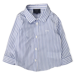Fay Kids Striped Button-Up Shirt