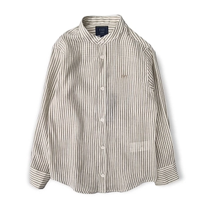 Fay Kids Striped Button-Up Shirt