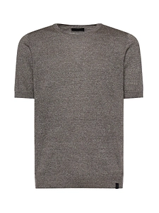 Fay Knit Crew Neck T-Shirt
