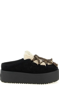 Fendi Apres Chic Lace-Up Sabots