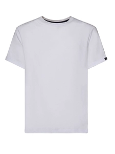 Fay Logo Patch Crew Neck T-Shirt