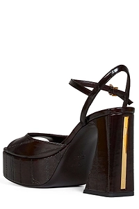 Fendi Arco Platform Heeled Sandals