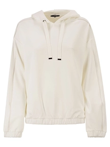 Fay Logo Trim Jersey Hoodie