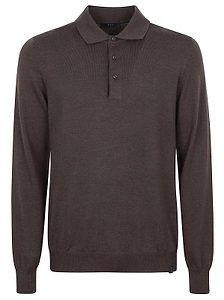 Fay Long Sleeve Polo Shirt