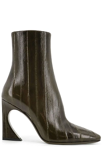 Fendi Arco Pointed-Toe Ankle Boots