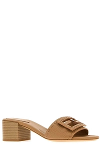 Fendi Baguette Buckle Mules