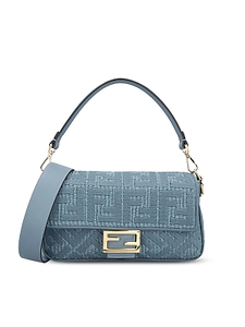 Fendi Baguette Embroidered Shoulder Bag