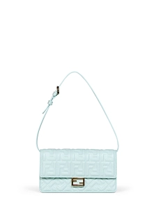 Fendi Baguette Ff Embossed Chained Wallet