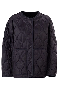 Fay Onion-Quilted Collarless Jacket