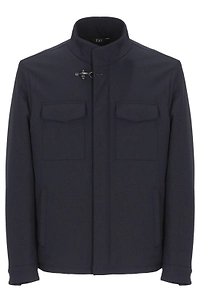 Fay Padded High-Neck Jacket