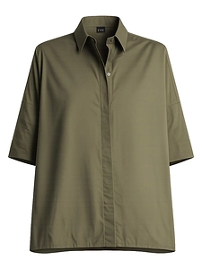 Fay Oversized Half-Sleeve Shirt Top