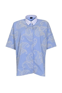 Fay Paisley Embroidered Shirt