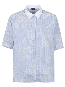 Fay Paisley Print 3/4 Sleeve Shirt