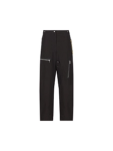 Fendi Barrel-Leg Zip-Detailed Trousers