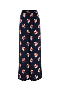 Bouquet Motif Printed Flowing Pyjama Trousers