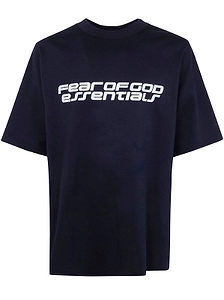 Fear Of God Essentials Ponte 90S Logo Printed T-Shirt