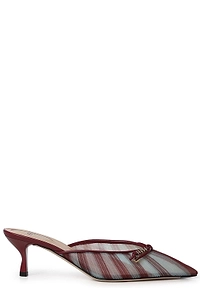 Colibrì Lite Striped Pointed-Toe Mules
