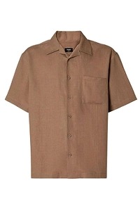 Fendi Collared Short-Sleeve Shirt