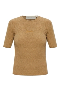 Fear Of God Essentials Ribbed Logo Knitted Top