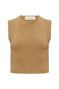 Fear Of God Essentials Signature Rib Knit Cropped Top