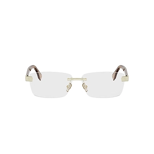 Fendi Eyewear Rectangular Rimless Glasses