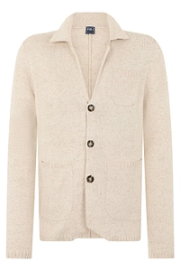 Fedeli Buttoned Collar Cardigan
