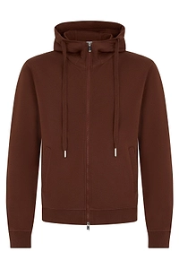 Fedeli Zip-Up Hooded Sweatshirt