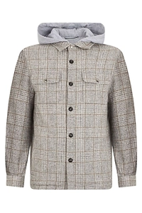 Fedeli Checked Hooded Jacket