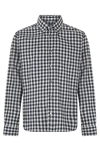 Fedeli Check Button-Down Shirt