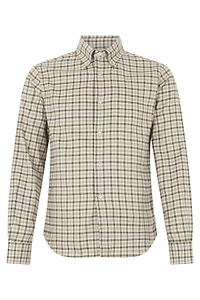 Fedeli Checked Long-Sleeve Shirt