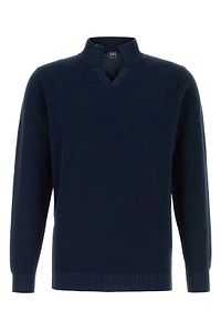 Fedeli Long Sleeved V-Neck Jumper