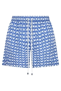 Fedeli Crab Print Swim Shorts
