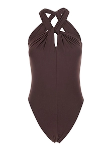 Federica Tosi Cross-Front One-Piece Swimsuit