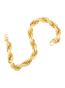 Federica Tosi Lace Rose Twisted Chain Necklace