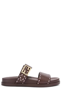 Fendi Feel Ff Baguette Slides