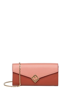 Fendi Ff Diamonds Chain-Linked Continental Wallet