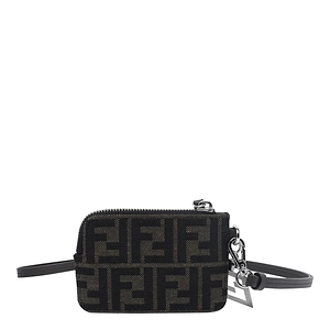 Fendi Ff Jacquard Card Holder