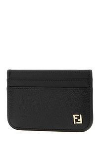 Fendi Ff Logo Plaque Card Case