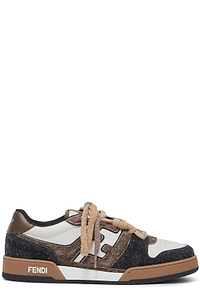 Fendi Ff Logo Printed Low-Top Sneakers