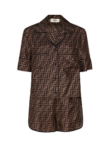 Fendi Ff Monogrammed Short-Sleeved Pyjamas Set