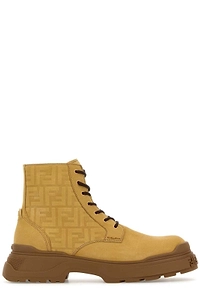 Fendi Force Light Lace-Up Ankle Boots